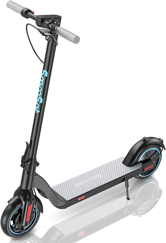SmooSat SA3(Prime) Electric Scooter for Adults, 20/28 Miles Long Range, 350W Brushless Motor, 8.5/10” Solid Tire, 15.6/20 MPH Max Speed, App C