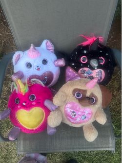 4 Plushies