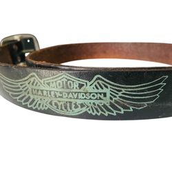 Harley-Davidson Genuine Cowhide Leather Belt Size 36