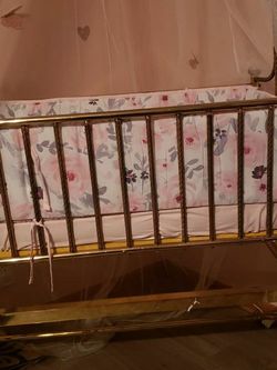 Vintage Bronze Cradle