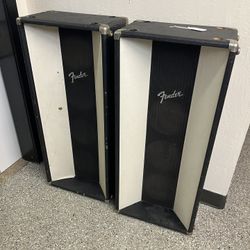 2 Vintage Fender Column Speakers