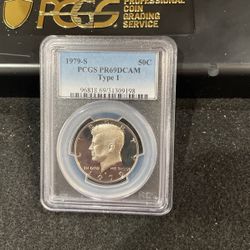 1979 S Gem Proof Kennedy Half Dollar Graded At PR69 With A Deep Cameo B-1