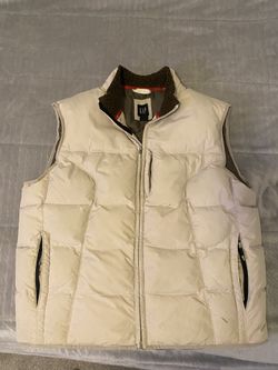 Vintage Gap Cream Puffer Vest