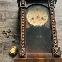 Antique Small Grandfather Clock 