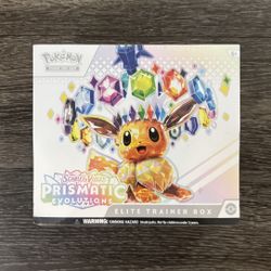 Pokemon Prismatic Evolutions Elite Trainer Box