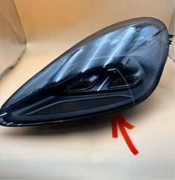 1(contact info removed) PORSCHE CAYENNE TURBO GTS LEFT LED HEAD LIGHT 9Y0941103C LOOK PICTURES