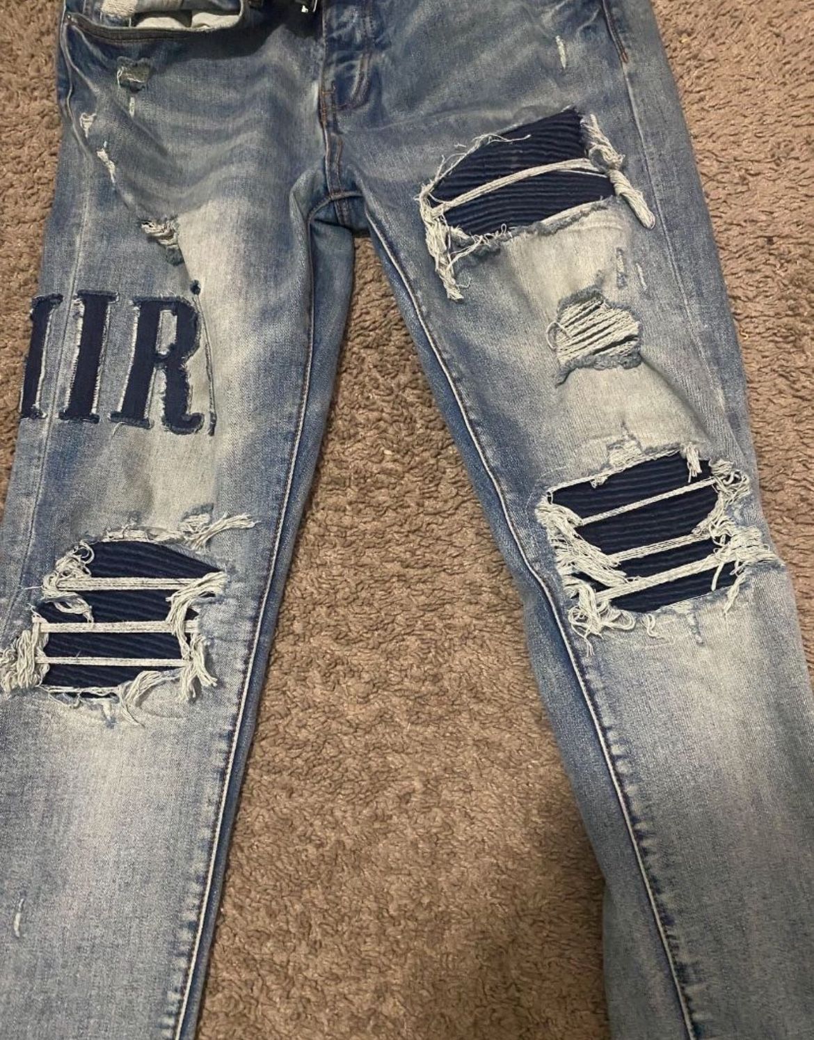 Amiri Jeans Indigo Patches 34