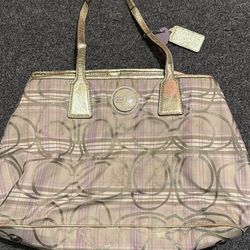 Coach Stripe Purse