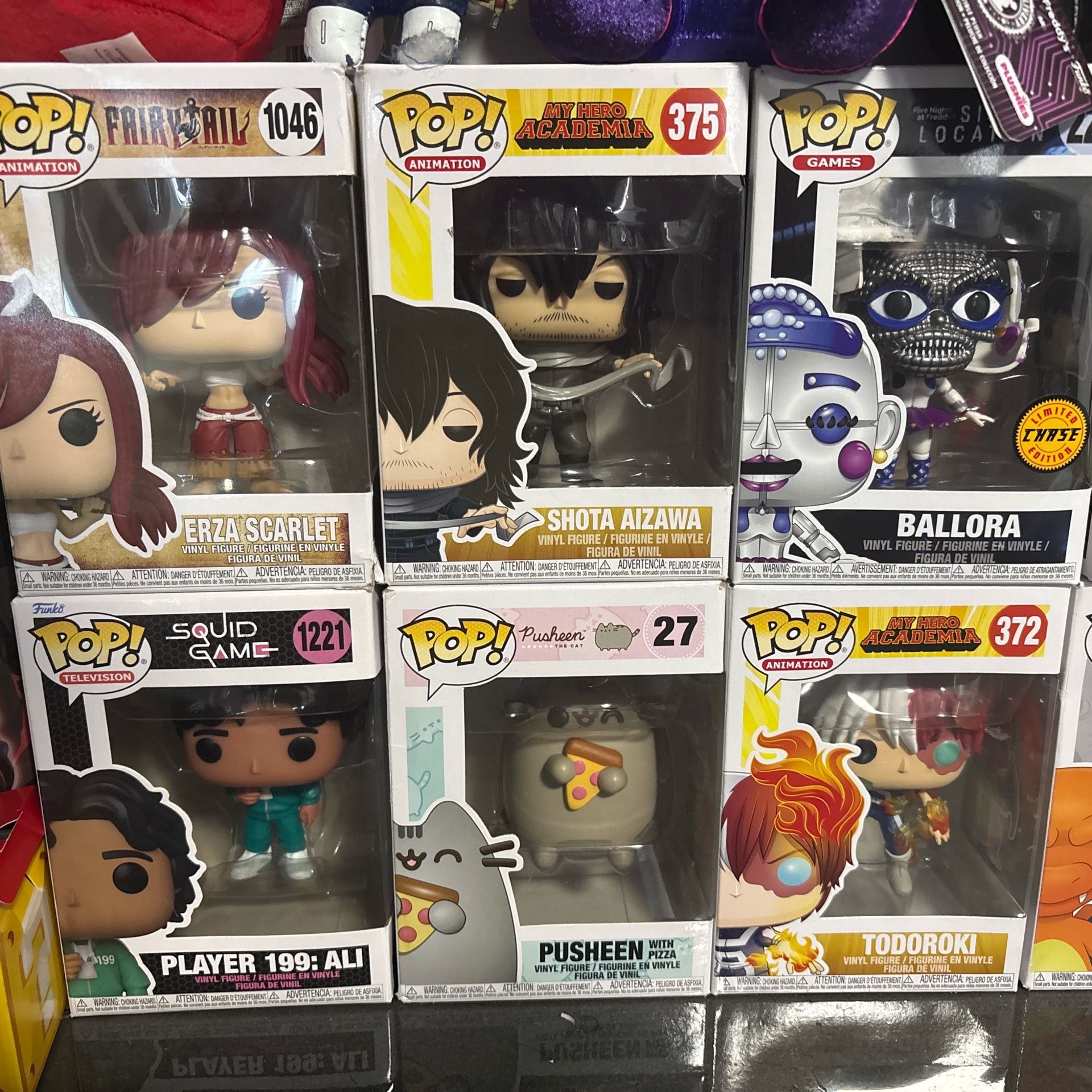 Funkos available for purchase (all slides)
