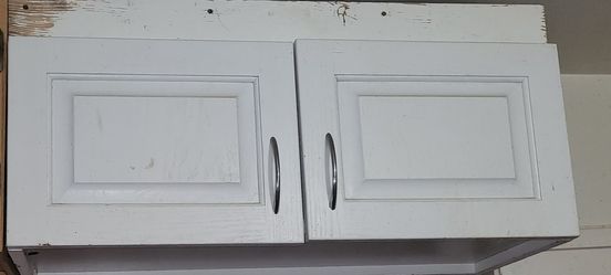 kitchen cabinets.