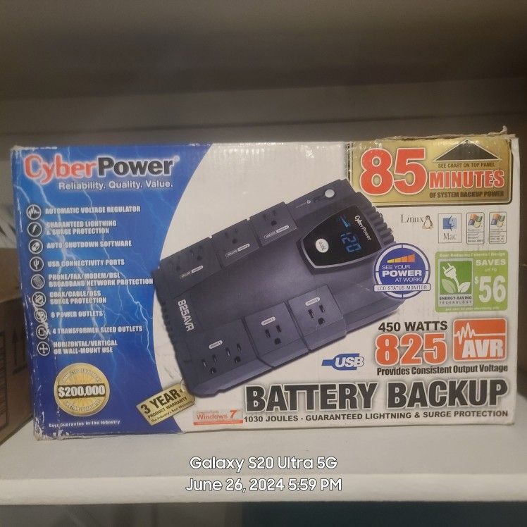 Battery Backup - Open Box - $50