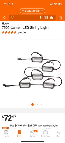 HUSKY 5 LED STRING LIGHTS 