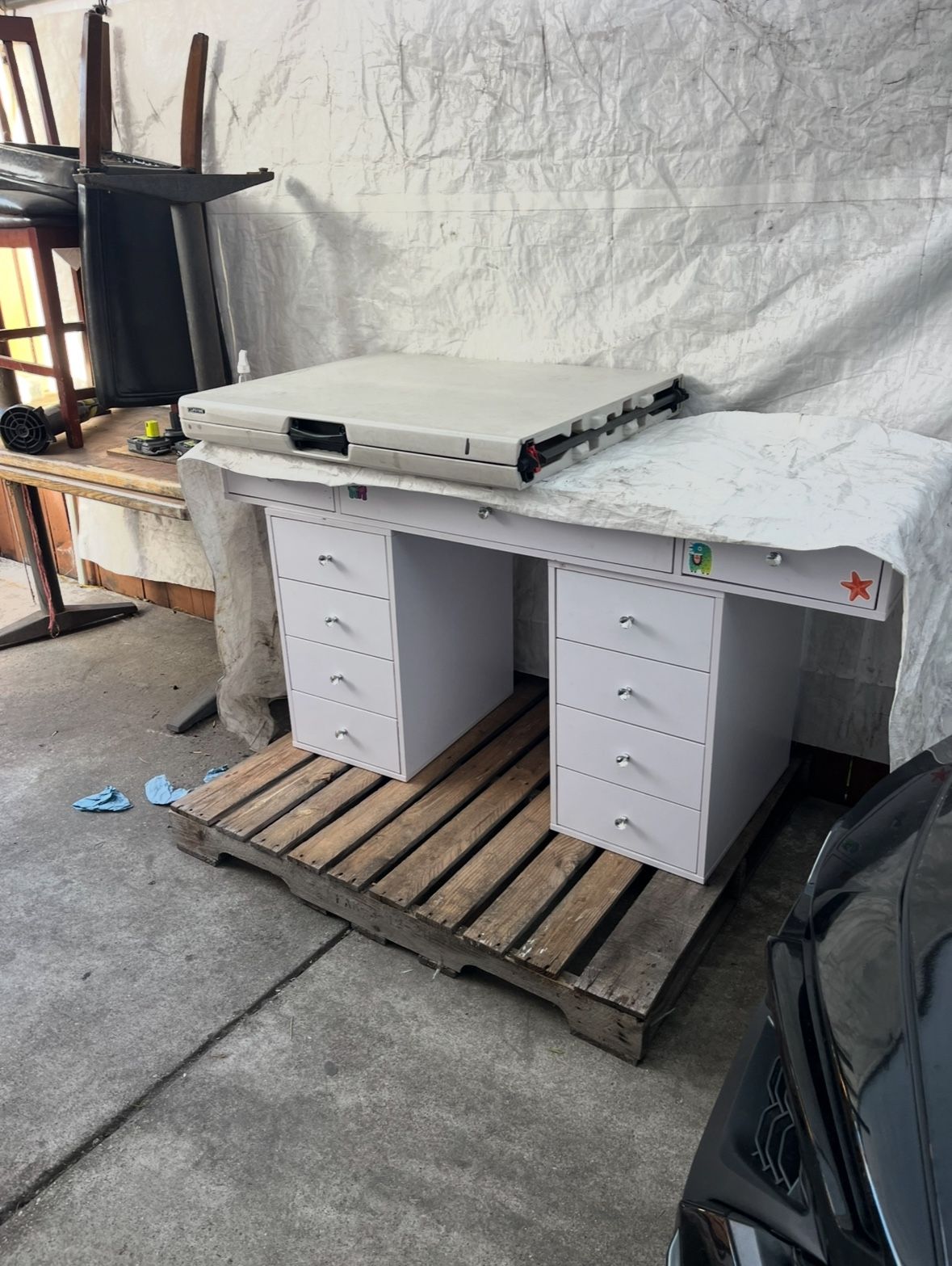Hollywood Makeup Vanity Desk
