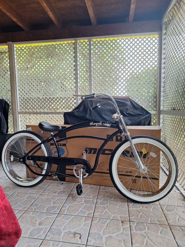 MICARGI ROYAL 26" CRUISER CHOPPER BIKE