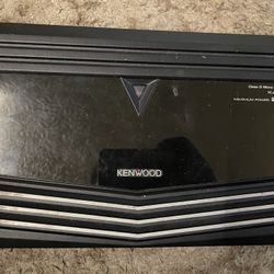 Kenwood KAC-9106D Class D Mono Power Amplifier with Variable LPF, 2000W Max power
