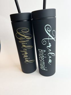 Personalized Bridesmaid Tumbler, Bridesmaid Gift 16oz Tumbler 