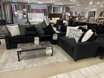 Sofa And Loveseat With Pillows