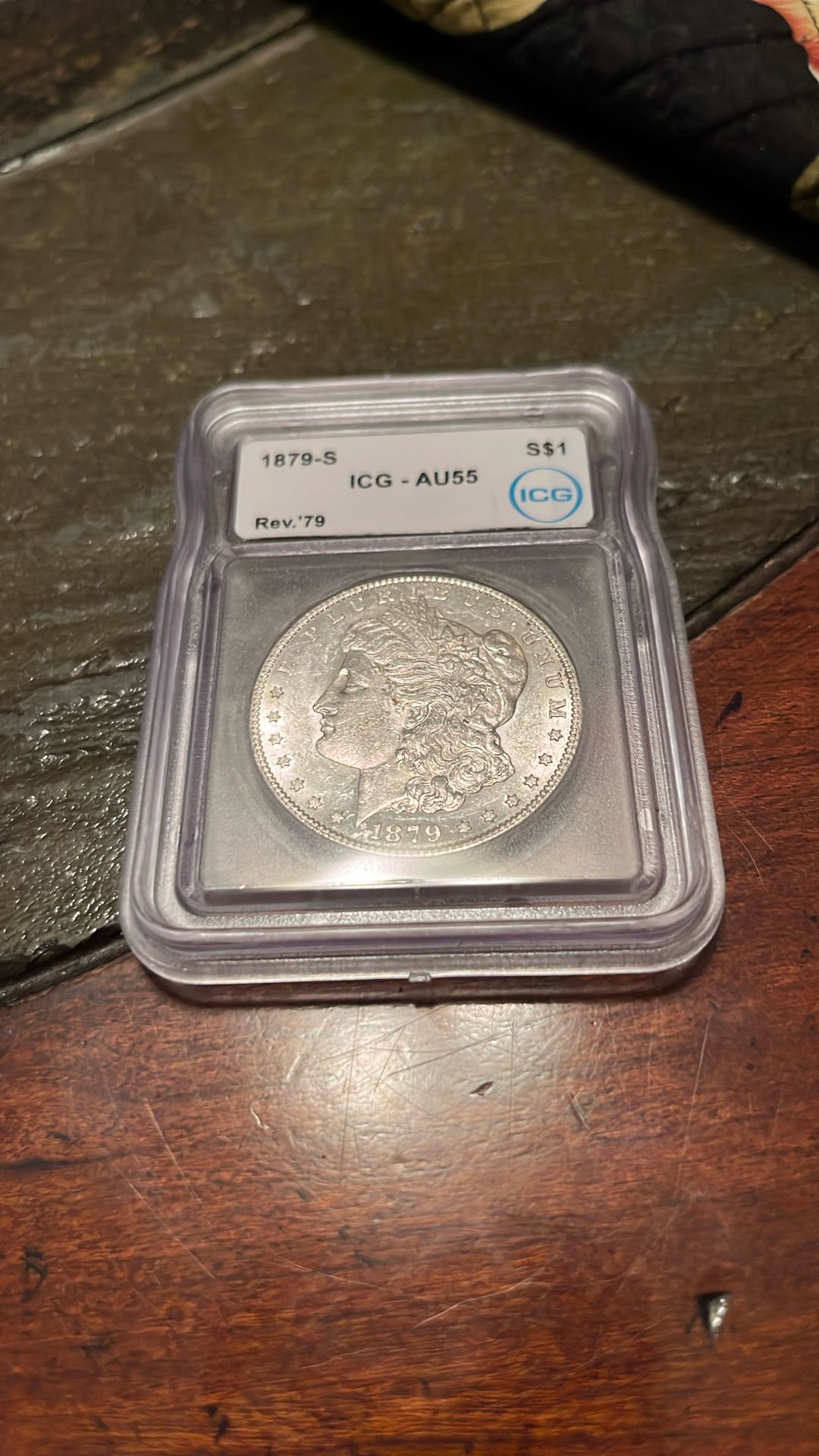 1879-S Morgan Silver Dollar Graded HOT 🥵 KEY DATE! AU55 UNC