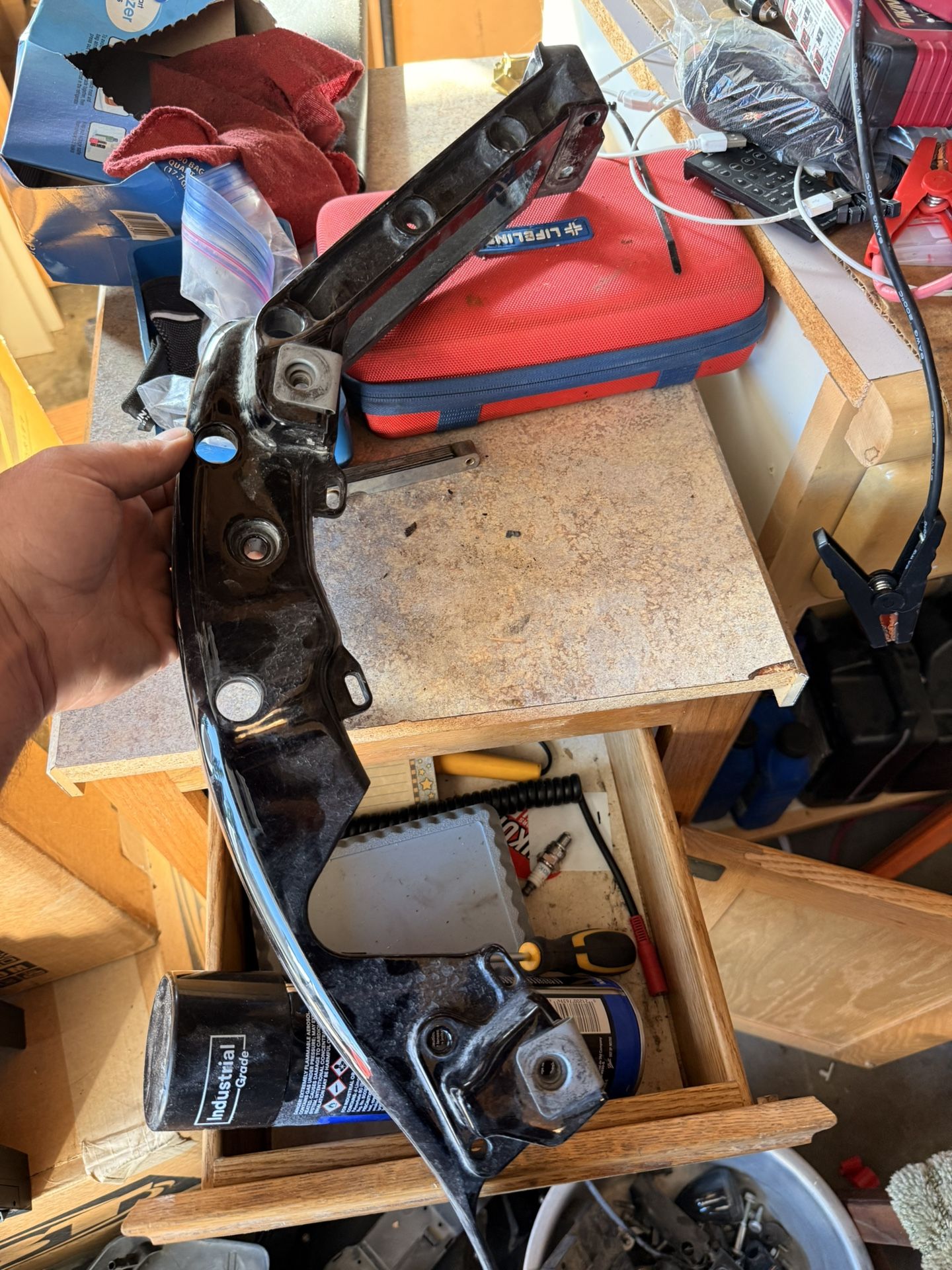 Left Side Black Bag Brace