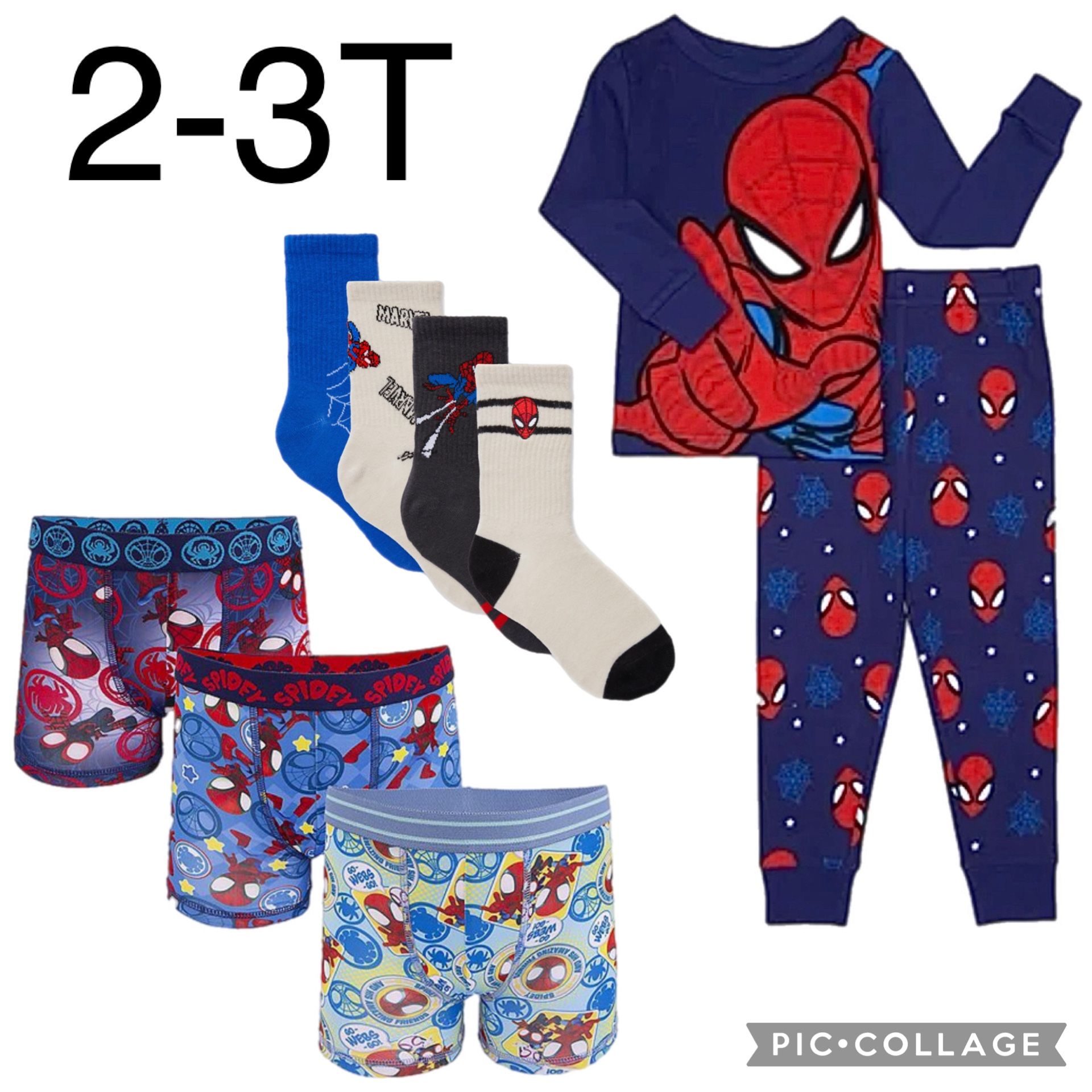 NEW!!! Marvel Spider-Man 2T/3T Set