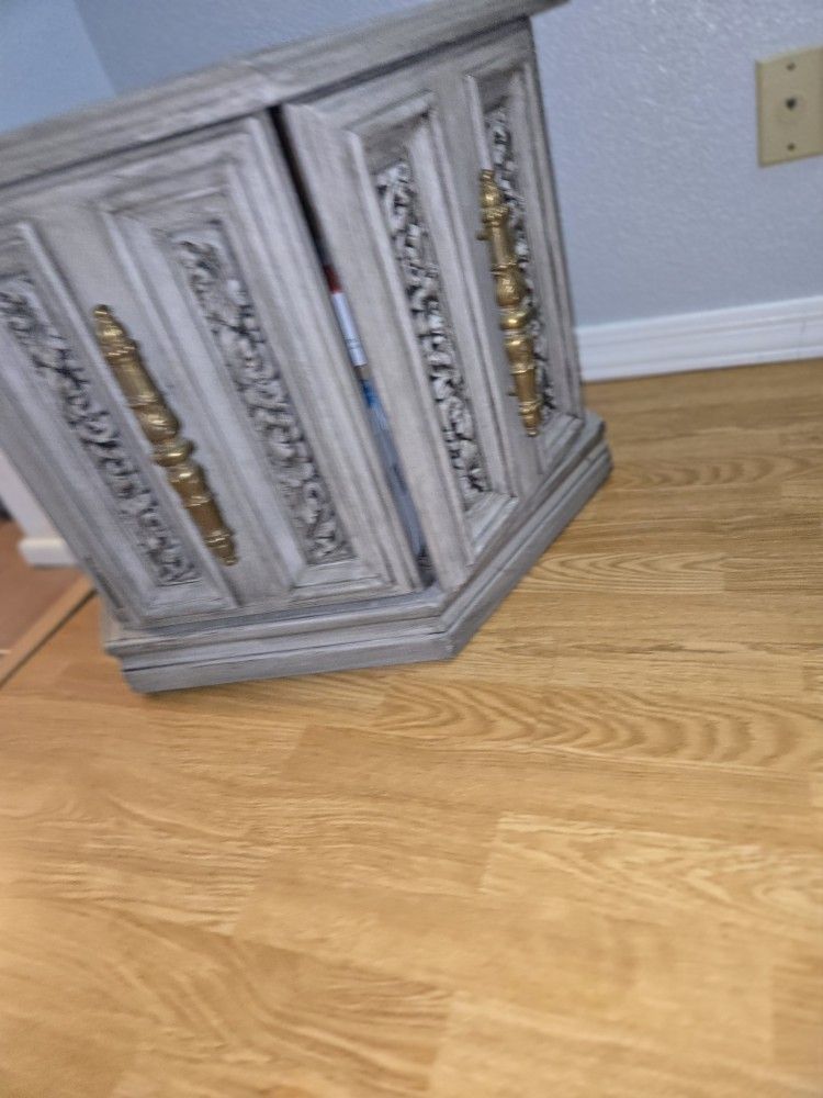 Antique old school End table