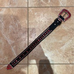 Red Rhinestone Dog Collar