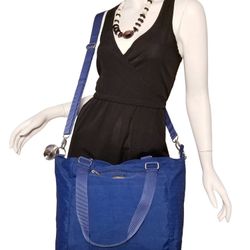 BAGGALLINI SLATE BLUE LAPTOP DOCTOR SATCHEL CROSSBODY NYLON PURSE SHOULDER BAG
**PRICE IS FIRM**