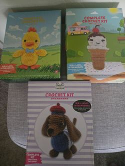 2 new complete Crochet only $6 each