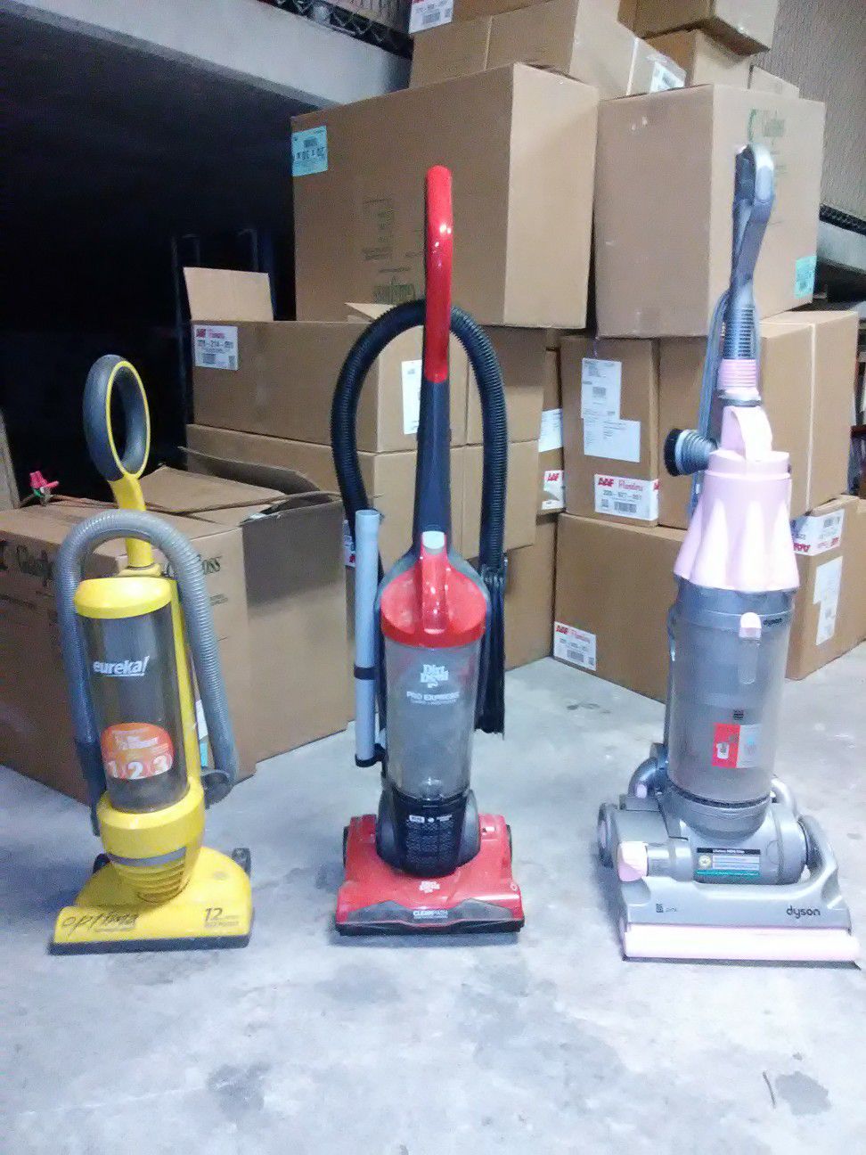 3 Upright Vacuum Cleaners