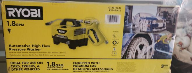 RYOBI 1.8GPM AUTOMATIC PRESSURE WASHER