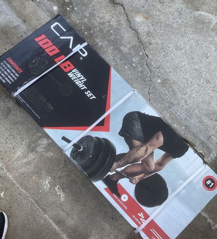 100 Lbs Weights And Car