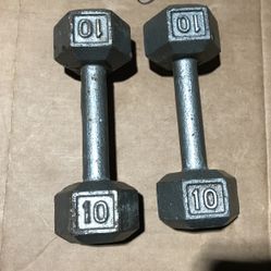 Dumbbells 10 Lbs Each