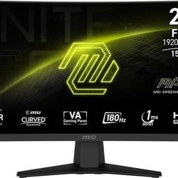 MSI 24" 180Hz  1ms Curved Gaming Monitor
