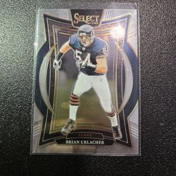 BRIAN URLACHER BEARS SELECT BLUE PANINI NFL SPORTS CARD!