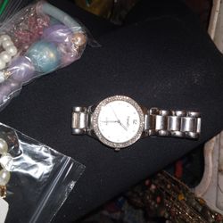 Varsales  Crystal Wrist Watch ...Works!!!