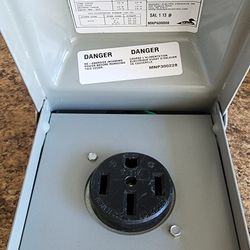 50 Amp RV Power Outlet.