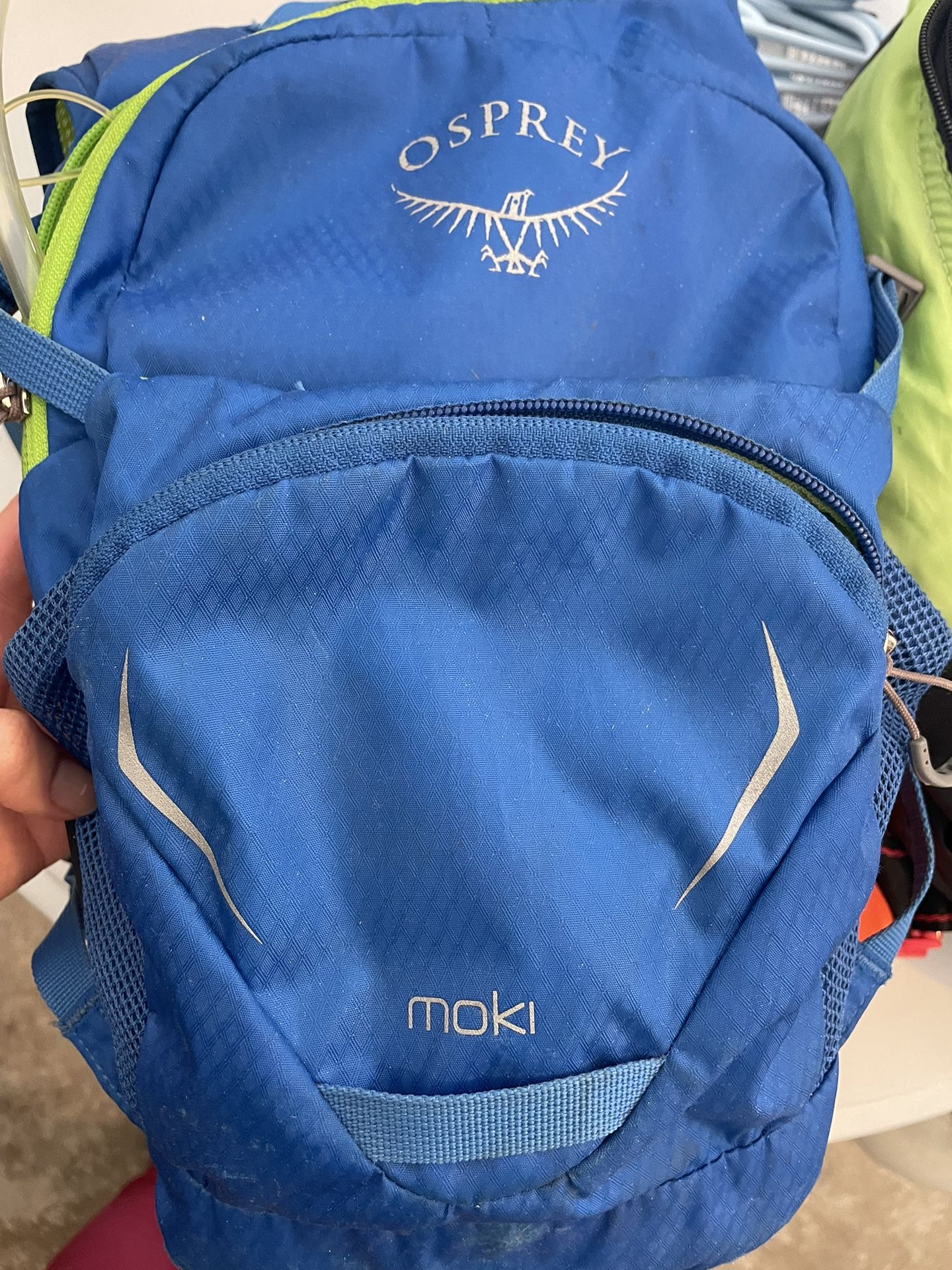 Osprey Moki Kids Hiking Backpack And Gear