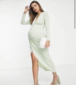 ASOS green Maternity Dress