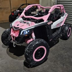BRAND NEW! 48VOLT 4x4 Kids Can Am Ride On Utv Razor Electric Kids Car With Remote Control & 2 BATTERIES Power Wheels Powerwheels 24v 48v 24volt 