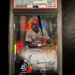 2022 Bowman Heritage Chrome Elly De La Cruz Auto /99 