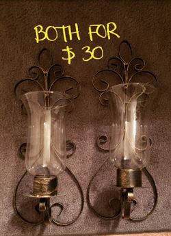 Set of Hobby Lobby Candle holders