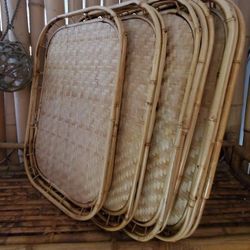 Wicker Lap Trays 10 Available 