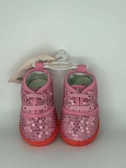 Tendertoes Infant Baby Pink Sequin Sneakers