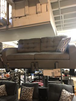 Sofa and love seat light grey