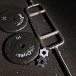 tricep Bicep 💪 Bar n weights