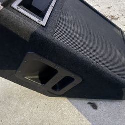 Pair CARVIN 722 Stage Wedge Monitor 12" Speaker 200 Watts E1