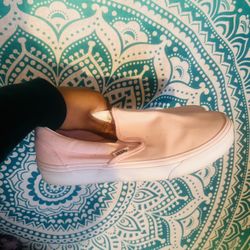 Pink Slip On Vans 