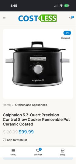 Calphalon Slow Cooker 5.3 QT