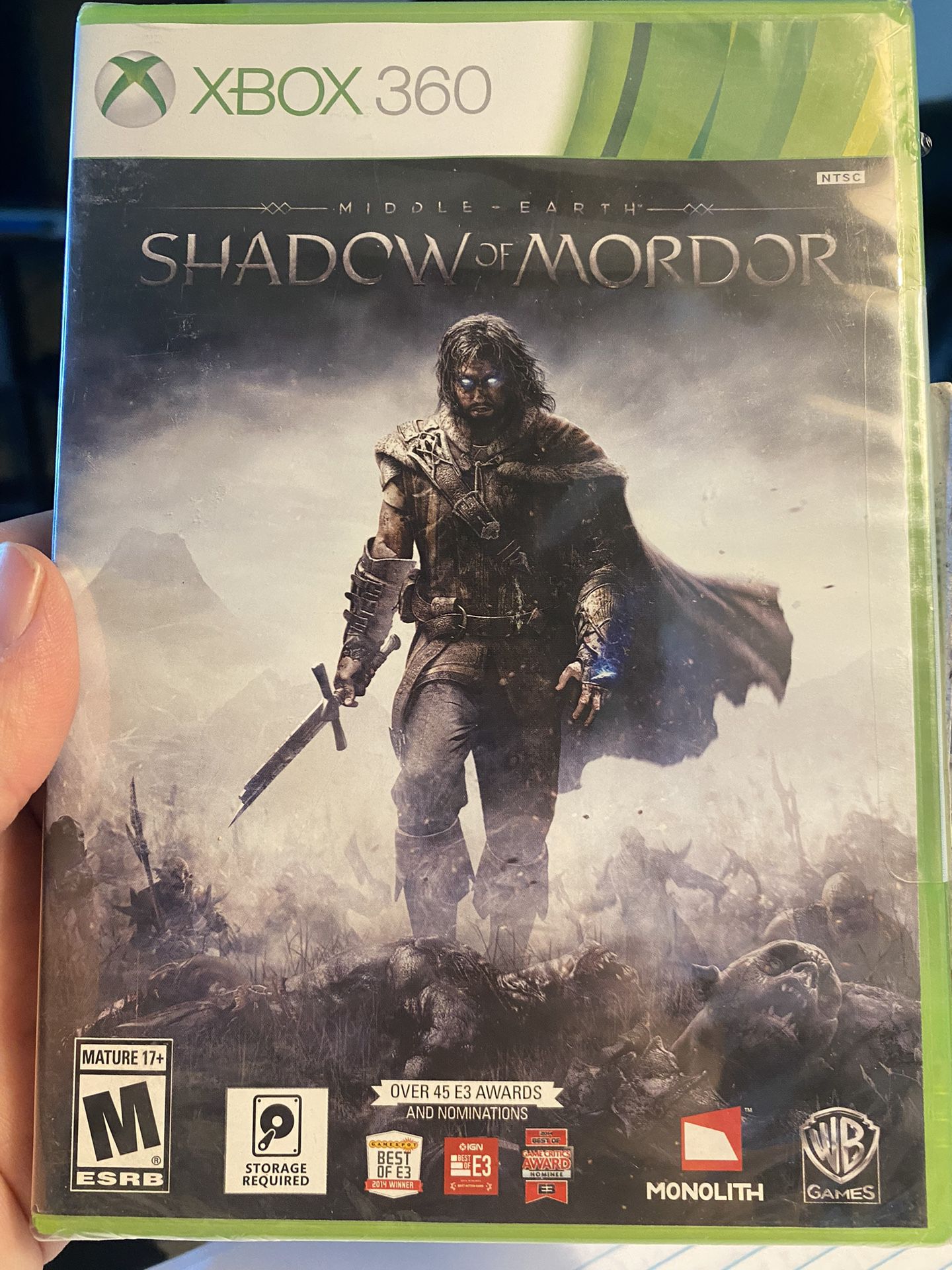 Middle Earth Shadow Of Mordor Xbox 360 Brand New Sealed 