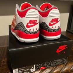 Jordan 3 Fire Red